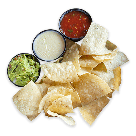 Diego's Burrito Factory chips and dip trio | Diego's Burrito Factory serves made to order, fresh, mexican inspired food in Panama City Beach Florida